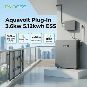 Batería ESS para Balcón de 5.12kWh Dyness Aquavolt 8000 Ciclos con Almacenamiento Inteligente IA y Entrada de CA de 2.5kW Enchufable - Product Image 1