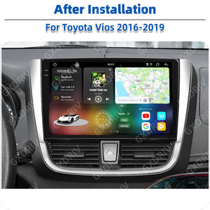 トヨタ<span class=keywords><strong>Vios</strong></span>用2K QLED Android 13カーマルチメディアシステムAutoradioオートステレオビデオプレーヤー2016-2019 GPSナビゲーション - Product Image 2
