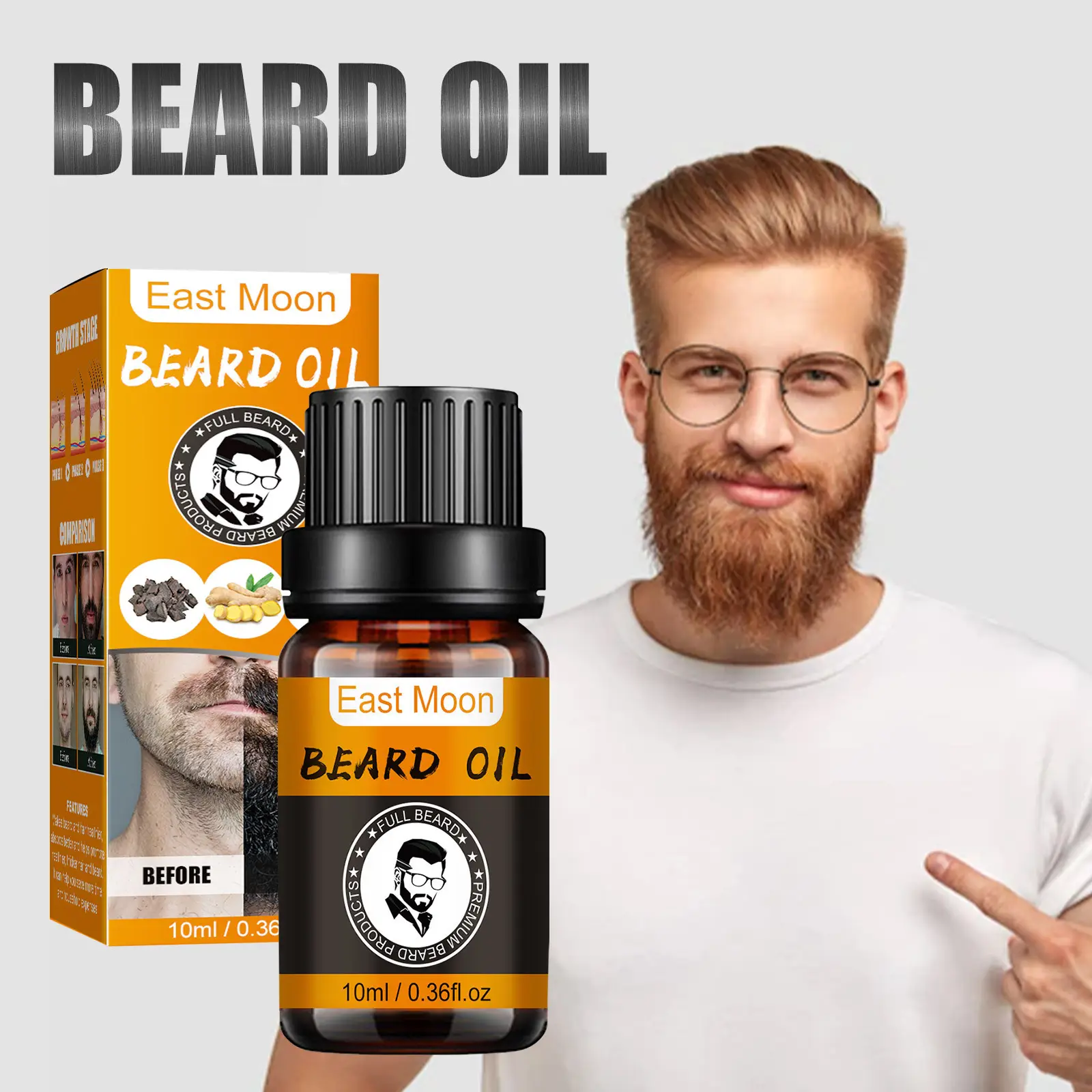 Лидер продаж, масло для бороды для роста бороды, мужское масло для ухода за подбородком, питательное восстанавливающее эфирное масло для бороды и густых волос