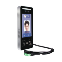 Dispositivo de control de acceso biométrico con interfaz USB de 8 pulgadas, nueva tarjeta de identificación, sistema de registro de tiempo de asistencia de huellas dactilares