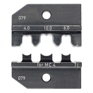 Matriz de crimpado para conectores de cable solar MC4 de 4.0, 6.0 y 10.0 mm, tamaño 079 71 - Product Image 1