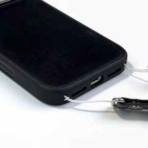 Custodia per iPhone 17 Pro Max K8 con doppio laccetto inferiore, design animale, tracolla, in pelle e chiave AI - Product Image 3