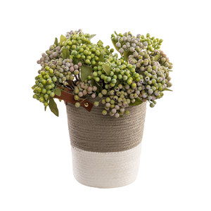 Branche de baies artificielles CallaFloral, vert roseâtre, en mousse, décoration intérieure, bouquet de mariage, GF13645-1 - Product Image 5