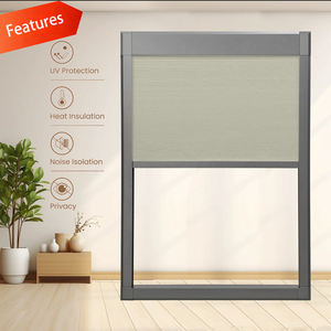 Stores en nid d'abeille électriques modernes avec batterie au lithium intégrée, installation, occultation totale, protection UV, stores cellulaires - Product Image 6