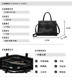 New Fashion Designer Crossbody <b>Bags</b> High Quality Genuine <b>Leather</b> Shoulder Messenger <b>Bag</b> Casual Totes Women Handbags and Purses - Product Image 2