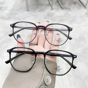 ใหม่ TR90 แว่นตาป้องกันแสงสีฟ้ากรอบไม่สม่ำเสมอแบบเต็มกรอบเลนส์ป้องกันรังสียูวีสำหรับผู้มีสายตาสั้น - Product Image 2