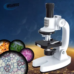Science learning microscope toy set kids educational stem kit biological stem microscope toy