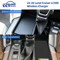 Chargeur sans fil rapide magnétique 15W pour Toyota LC300 2022-2025, électronique automobile avec maintien sécurisé du téléphone