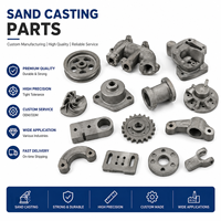 Fonderie de pièces moulées sur mesure en acier dur AISI 4130, fonderie par gravité d'aluminium, service de moulage sous pression, usinage CNC