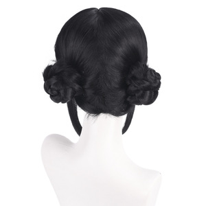 Perruque Zoe Zoe Cos avec un chignon de cheveux noirs sur le cuir chevelu The Main Saint Da Skpop Witch Hunt Group - Product Image 5