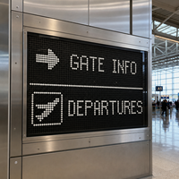 Écran tactile LCD pour affichage numérique, panneau publicitaire pour ascenseurs et aéroports, panneaux d'information publique intérieurs/extérieurs