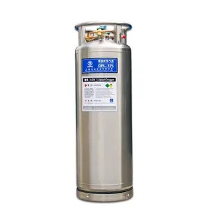 Cryogene Isolatie Gasfles 175l 195l 210l 450l 495l Dewar Fles Vloeibare Zuurstof Tank Vloeibare Stikstof Argon Dewar Tank