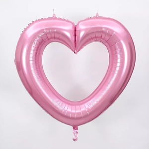Globo Youlun al por Mayor de 40 Pulgadas con Forma de Corazón Hueco Gigante para Cumpleaños de Mamá, Papá y Día de San Valentín - Product Image 3