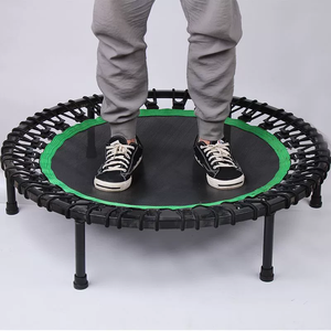 40-Zoll-<span class=keywords><strong>Mini</strong></span>-Indoor-Fitness-Trampolin mit weich gepolstertem Sprung Leises und sicheres Design Faltbare und verstellbare Schaumstoff griffe - Product Image 6