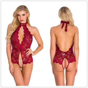 <span class=keywords><strong>Abbigliamento</strong></span> per Adulti da Coniglietta Cosplay, Set di Lingerie Erotica Sexy da <span class=keywords><strong>Donna</strong></span> con Reggiseno Aperto sul Davanti e Mutandine - Product Image 1