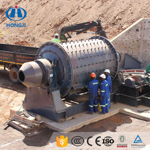 Hongji Kugelmühle Mineralstein-Schleifmaschine mit Wechselstrommotor und Getriebe Hohe Kapazität 0,65-400 TPH - Product Image 6