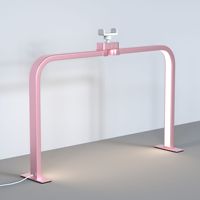 Lampe de bureau à ongles LED de luxe 40W Lampe de bureau pliable pour la lecture et la beauté Lampe à ongles demi-lune de table à gradation