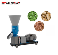 Machine à fabriquer des granulés d'aliments pour porcs à moteur, personnalisable OEM, haute productivité, exportation en Afrique du Sud, taille de granulés personnalisable