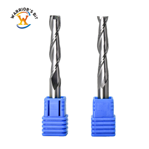 قطعة خشب المحارب مخصصة ODM/OEM 2 قاطع طحن الفلوت بت جهاز توجيه <span class=keywords><strong>CNC</strong></span> حلزوني لأداة قطع الأعمال الخشبية - Product Image 1