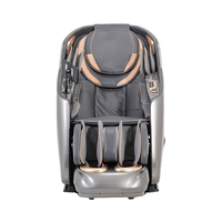 Nouvelle technologie 2026, fauteuil de massage Shiatsu à pression d'air en cuir PU moderne de luxe, fauteuil inclinable à gravité zéro, massage complet du corps