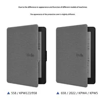 Étui en cuir PU à motifs 2024 pour Kindle Paperwhite 6 2024 7 pouces TBCK01 Housse de protection pour tablette
