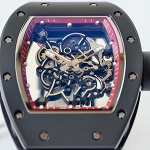 Reloj Umi RM-055 de Alta Calidad con Esfera Esqueleto, Correa de Caucho Negra, Movimiento RMUL2, Caja de Cerámica V2 - Product Image 2