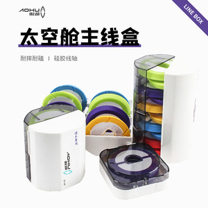 กล่องใส่สายเอ็นตกปลา Aohu 12 แกน 6 สี ความจุสูง พร้อมฝาปิดแบบพลิกได้ อเนกประสงค์ วัสดุซิลิโคน PC สำหรับเก็บอุปกรณ์ตกปลา - Product Image 4