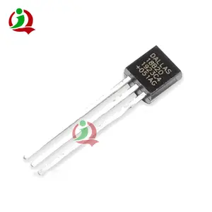 DS18B20+ SENSOR DIGITAL -55C-125C TO92-3 Sensors Transducers Temperature Sensors Analog and Digital Output DS18B20+