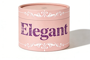 Grande boîte cylindrique pour cadeaux de mariage, noire et rose, avec fenêtre, en carton recyclable, tube rond en papier avec couvercle scellé pour coffrets cadeaux - Product Image 6