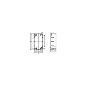 CAJA SELLADA ABS-GRIS OSCURO-115x65x40mm - Product Image 3