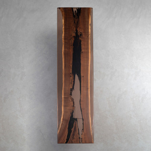 โต๊ะกาแฟอีพ็อกซี่วาลนัทสีดำแบบอเมริกันโต๊ะรับประทานอาหารอีพ็อกซี่หรูหราทันสมัย - Product Image 3