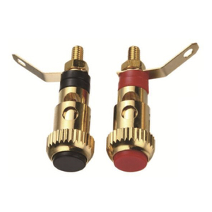 Latón Níquel Resorte Cargado Audio Cableado Terminal Banana Jack Socket Press Push Binding Post - Product Image 1
