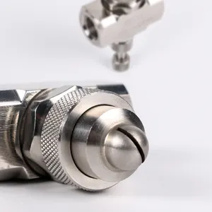<span class=keywords><strong>Buse</strong></span> d'<span class=keywords><strong>atomisation</strong></span> pneumatique à ventilateur plat BYCO de haute qualité à siphon interne pour l'humidification - Product Image 3
