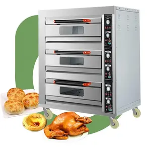 Bakery Second Hand Donut 1 Deck 3 Tray Arabic Pita Bread Commercial Cake Electric Toaster Oven from Dubai