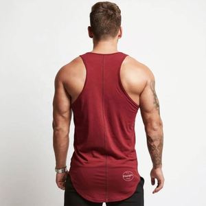Camiseta sin mangas deportiva 100 de algodón personalizada al por mayor, camiseta sin mangas de verano atlética para correr, camiseta sin mangas con serigrafía de secado rápido para hombres - Product Image 5