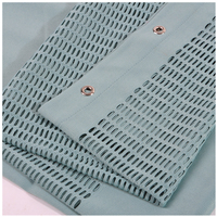 La meilleure cloison de qualité utilisée cabine de confidentialité diviser polyester hôpital médical rideau de confidentialité tissu avec maille