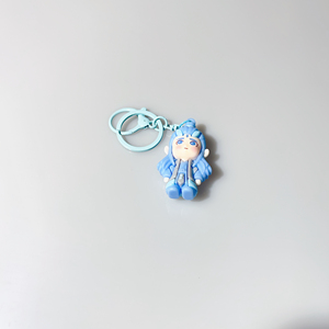 Portachiavi Nezha2 L'Avventura del Bambino Magico nel Mare Ao Bing - Portachiavi per auto, accessorio decorativo per zaino in PVC o resina - Product Image 4