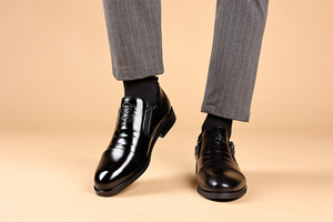 Da uomo in pelle italiana stile Oxford Soft top Office con punta in maglia felpata suola Business Casual uso ufficiale <span class=keywords><strong>scarpe</strong></span> eleganti - Product Image 5