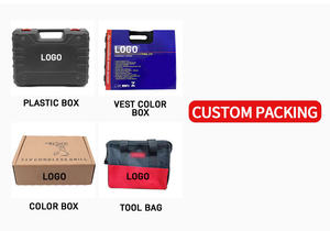 Feihu 21V multifunción taladro de impacto inalámbrico batería taladro eléctrico <span class=keywords><strong>Compo</strong></span> Set Kit con accesorios de batería de iones de litio - Product Image 5