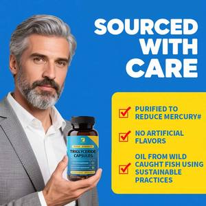 OEM чистый рыбий жир мягкие капсулы 60 количество триглицеридов омега-3 жирные кислоты EPA и <span class=keywords><strong>DHA</strong></span> капсулы Омега-3 рыбий жир добавка - Product Image 5