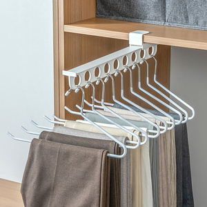 Porte-vêtements de luxe pour entrepôt, armoire, quincaillerie, rail <span class=keywords><strong>coulissant</strong></span> double rangée, éponge douce, porte-vêtements <span class=keywords><strong>coulissant</strong></span>, porte-pantalons - Product Image 4
