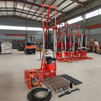 Mini-foreuse d'exploration pétrolière JT-30 avec boîte de vitesses à deux rapports, équipement de forage de puits d'eau de petite taille pour l'exploration géologique