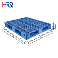 Haute norme exportation Europe Hdpe/PP stockage Transport Double face 1100x1100 palette en plastique