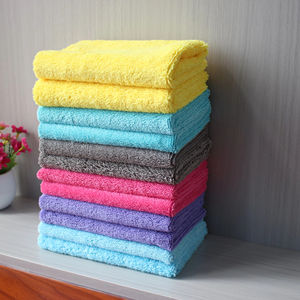 वार्प बुनाई माइक्रोफाइबर सफाई कपड़े 300gs कार रसोई कई रंगों को पॉलिश करता है - Product Image 1