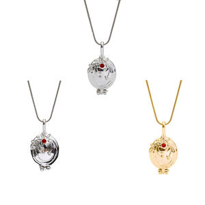 Collar con Medallón de Aleación y Diamantes de Imitación de <span class=keywords><strong>Elena</strong></span> <span class=keywords><strong>Gilbert</strong></span> de The Vampire Diaries, un Regalo de Moda para Mujeres y Niñas - Product Image 6