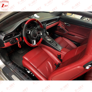 Z-ART <span class=keywords><strong>911</strong></span> 981 Interni in Fibra di Carbonio per <span class=keywords><strong>Porsche</strong></span> <span class=keywords><strong>911</strong></span> 2012-2019 Rivestimento Cruscotto in Fibra di Carbonio per <span class=keywords><strong>Porsche</strong></span> 991.1 991.2 981 718 - Product Image 2