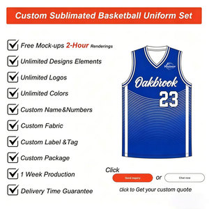 Ensemble d'uniformes de basketball varsity haut de gamme pour garçons, personnalisables par sublimation, respirants, anti-humidité, pour équipes, avec recommandation rapide - Product Image 2