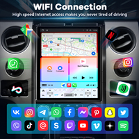 Reproductor de DVD de 12.1 Pulgadas para Ford F150 2009-2012, Radio con Pantalla Táctil Vertical Tesla Android 13, Kit Completo de Navegación