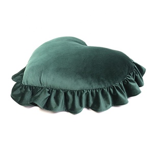 Customize Ruffles Fluffy Soft <strong>Heart</strong> <strong>Shaped</strong> Decorative Pillows <strong>Cushion</strong> for Couch <strong>Cushion</strong> Home Decor - Product Image 5