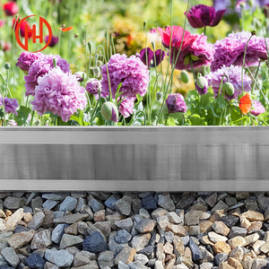 Bordure ondulée <span class=keywords><strong>de</strong></span> jardin Bordure <span class=keywords><strong>de</strong></span> pelouse en acier galvanisé pour les parterres <span class=keywords><strong>de</strong></span> légumes et les patios et les clôtures <span class=keywords><strong>de</strong></span> cour. - Product Image 5